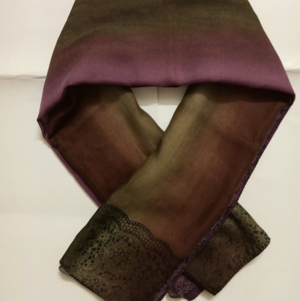 Cotton square scarf